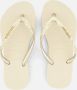 Havaianas Slim Glitter Slippers beige Rubber - Thumbnail 4