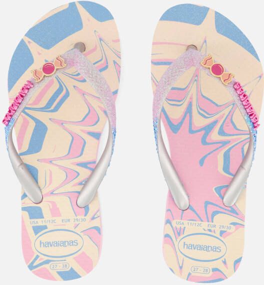 Havaianas Slim Glitter Trendy Slippers roze