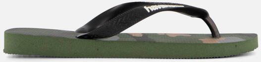 Havaianas Slippers groen Rubber