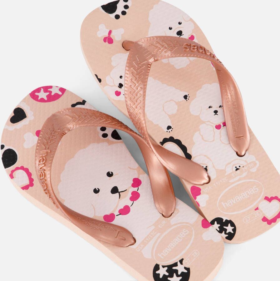 Havaianas Top Pets Slippers roze Rubber
