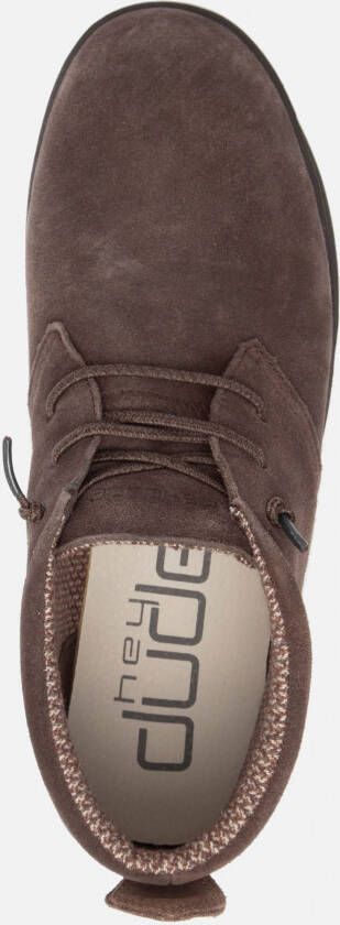 Hey Dude JO veterschoenen Bruin Suede 382230