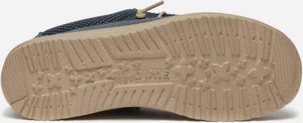 HEYDUDE Wally Braided Sneakers blauw Canvas