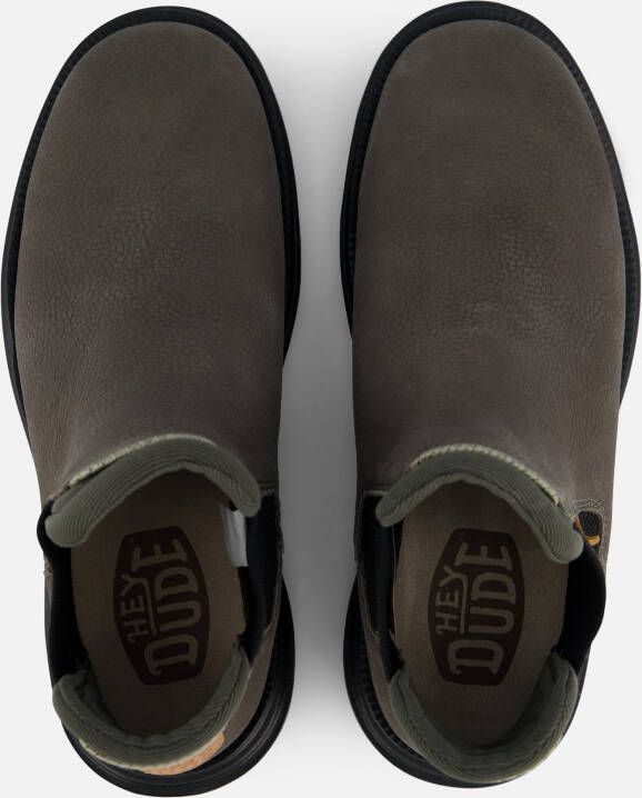HEYDUDE Branson Chelsea boots grijs Leer