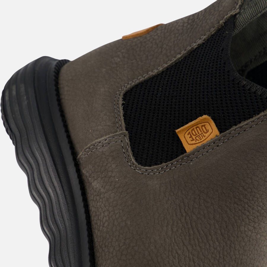 HEYDUDE Branson Chelsea boots grijs Leer