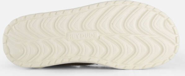 HEYDUDE Mikka Braided Instappers groen Canvas