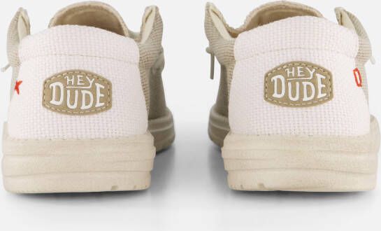HEYDUDE Wally Braided Instappers wit Canvas