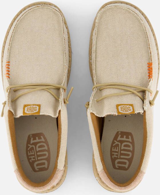 HEYDUDE Wally Coastline Jute Instappers beige