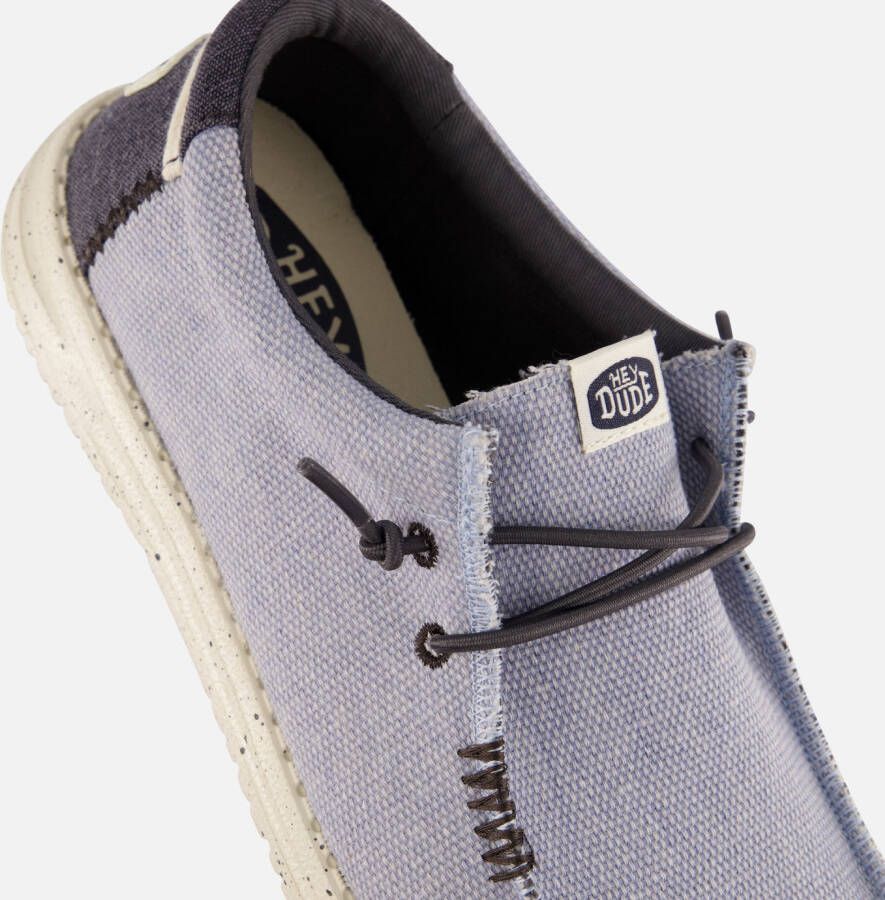 HEYDUDE Wally Coastline Jute Instappers grijs
