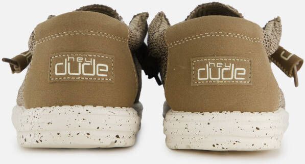 HEYDUDE Wally Sox Instappers bruin Canvas