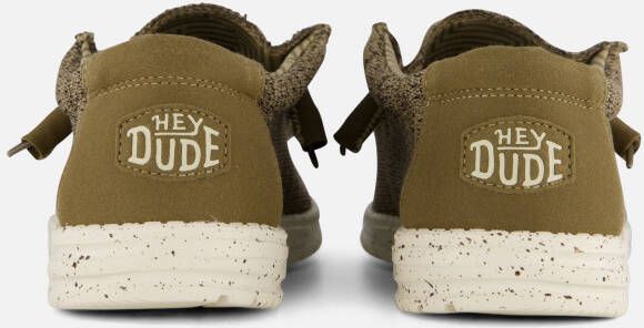HEYDUDE Wally Sox Instappers bruin Canvas