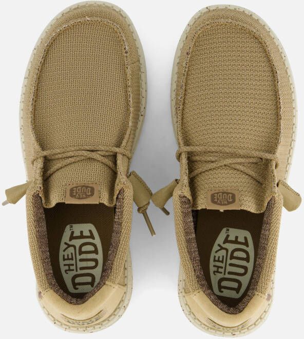 HEYDUDE Wally Sport Instappers bruin Canvas