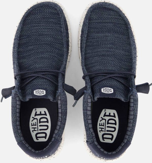 HEYDUDE Wally Stretch Sox Instappers blauw