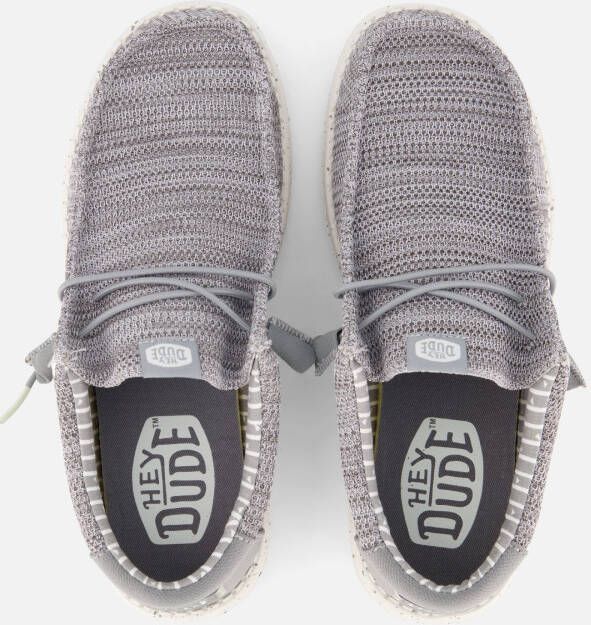 HEYDUDE Wally Stretch Sox Instappers grijs