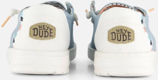 HEYDUDE Wendy Boho Veterschoenen blauw Canvas