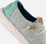 HeyDude Women's Wendy Heathered Slub Tropical Sneakers turkoois - Thumbnail 14
