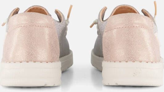 HEYDUDE Wendy Metallic Sparkle Instappers roze