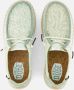 HEYDUDE Wendy Espadrille Retro Palm Dames Instappers Celadon Green White - Thumbnail 8