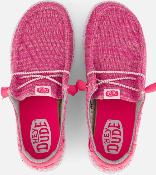 HEYDUDE Wendy Sport Mesh Instappers roze