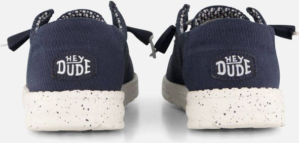HEYDUDE Wendy Streetch Sox Instappers blauw