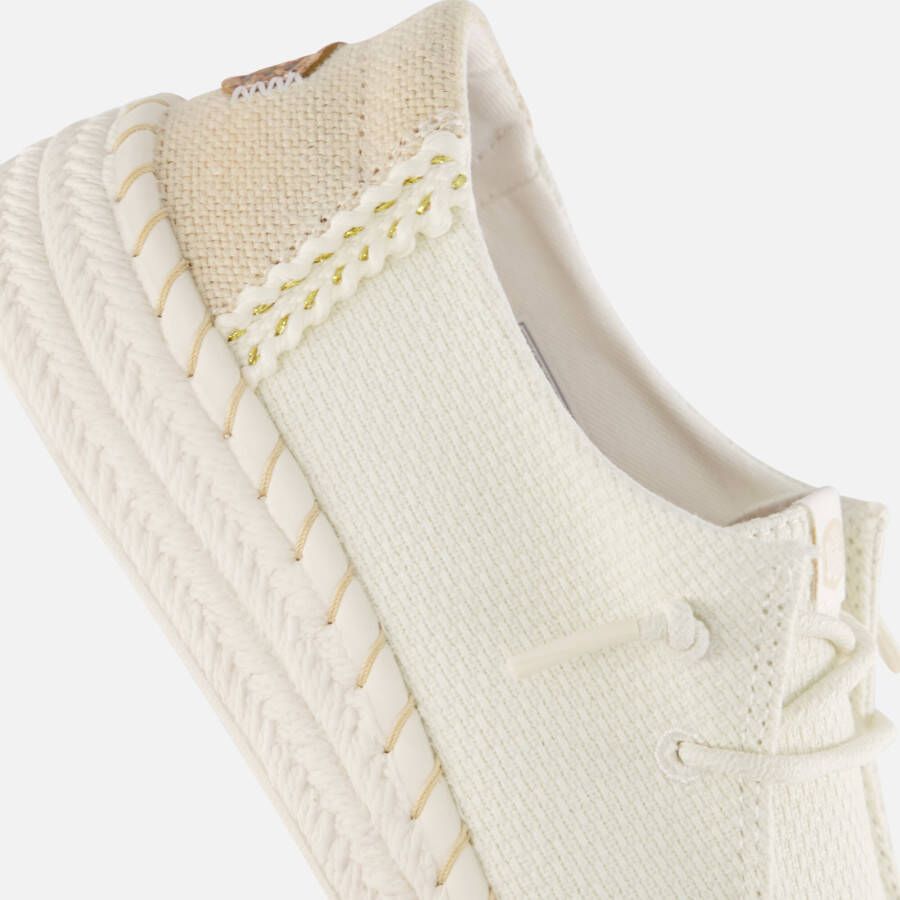 HEYDUDE Wendy Woven Instappers wit Textiel