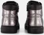 Hip hoge sneakers metallic zilver Dames - Thumbnail 2