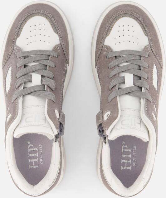 Hip Sneakers grijs Leer