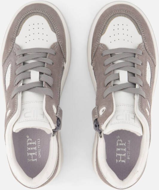 Hip Sneakers grijs Leer