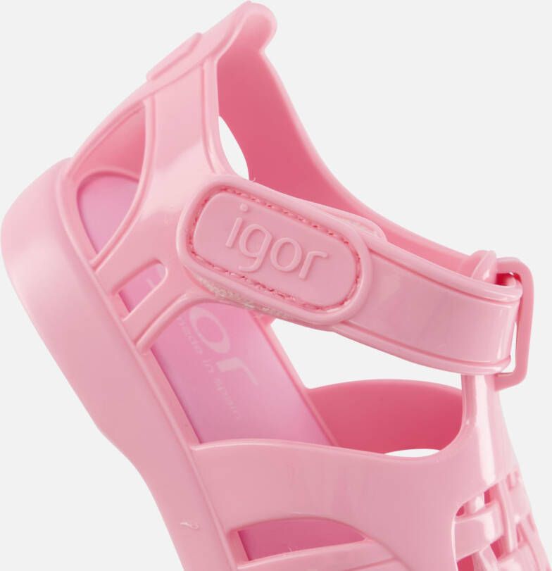 Igor Tobby Gloss Watersandalen roze Rubber
