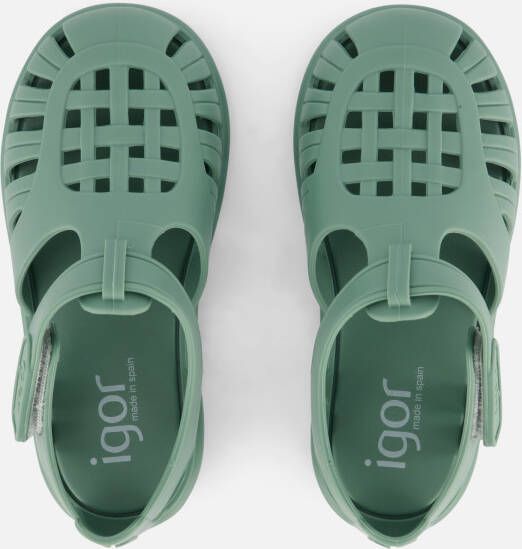 Igor Tobby Solid Watersandalen blauw Rubber