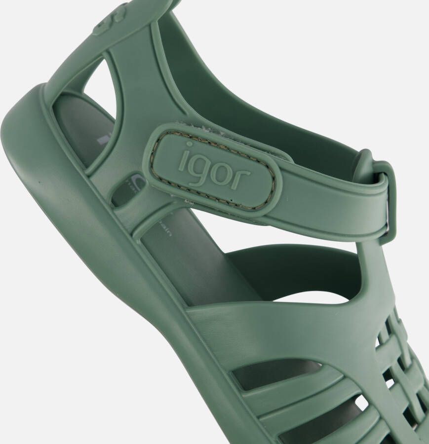 Igor Tobby Solid Watersandalen blauw Rubber