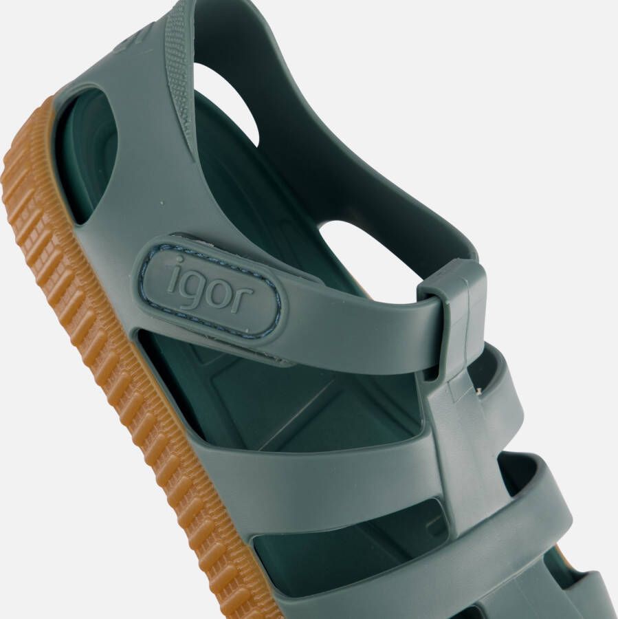 Igor Waterschoenen blauw Rubber