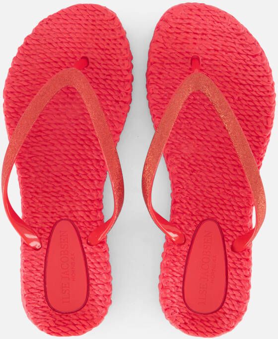 Ilse Jacobsen Cheerful01 Slippers rood Rubber