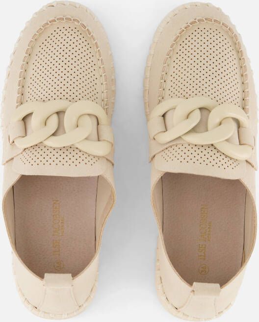 Ilse Jacobsen Tulip Loafers beige Microvezel