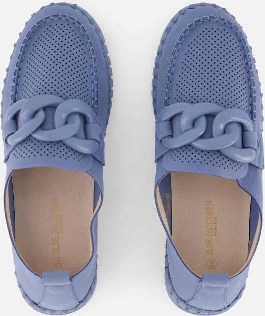 Ilse Jacobsen Tulip Loafers blauw Microvezel