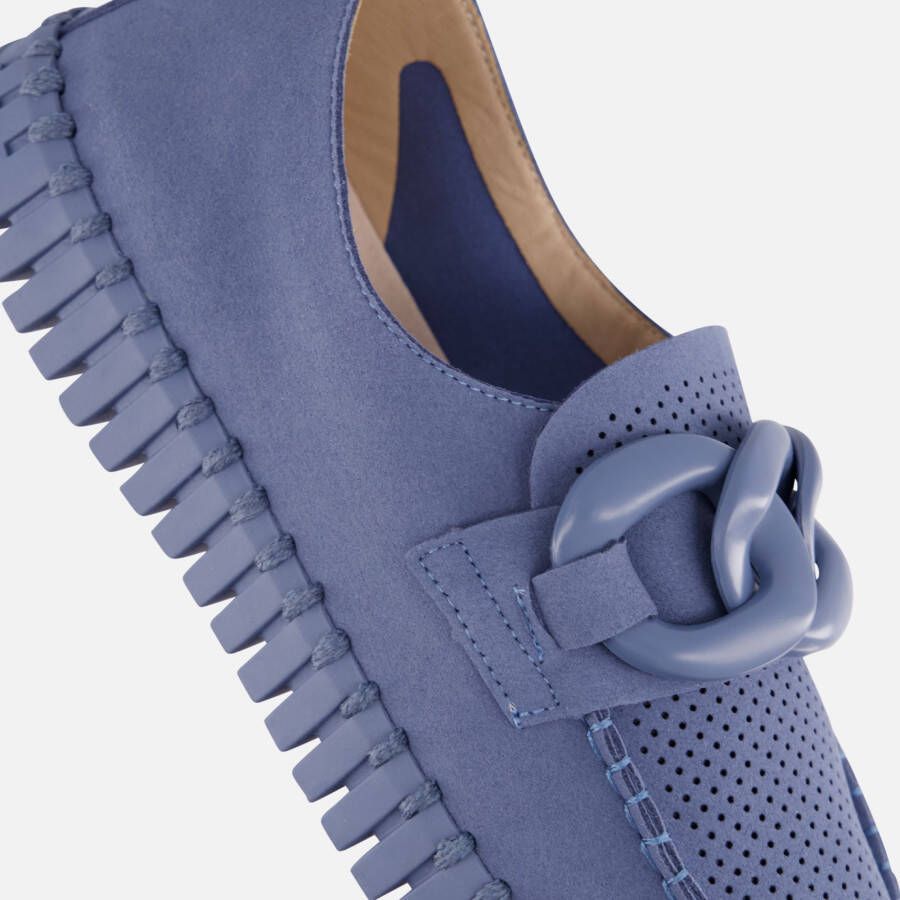 Ilse Jacobsen Tulip Loafers blauw Microvezel