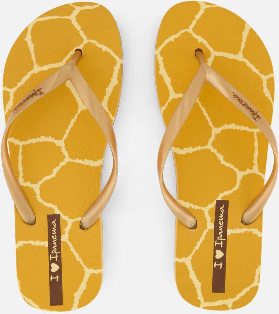 Ipanema I Love Safari Slippers geel Rubber