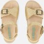 BunniesJR Babette Beach Meisjes Platte Sandalen Beige Print Imitatieleer Gesp - Thumbnail 3