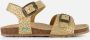BunniesJR Babette Beach Meisjes Platte Sandalen Beige Print Imitatieleer Gesp - Thumbnail 6