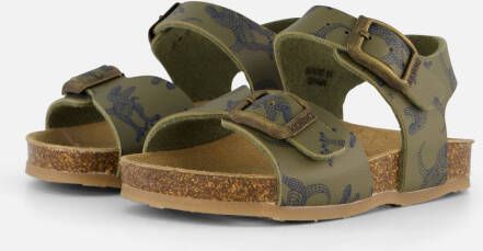 Kipling Giganto 1 Sandalen groen Leer