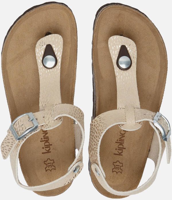 Kipling Pepita 1 Sandalen goud Leer
