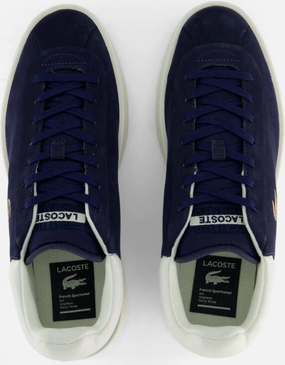 Lacoste Baseshot Premium Sneakers blauw