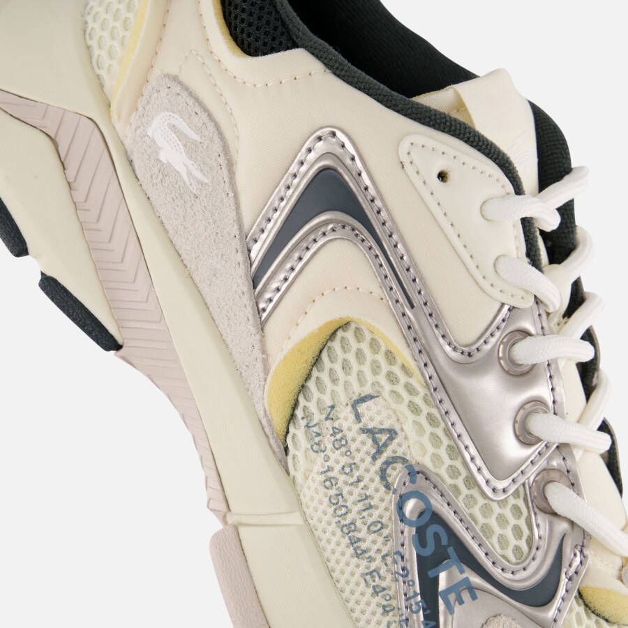 Lacoste L003 Neo Sneakers wit Textiel