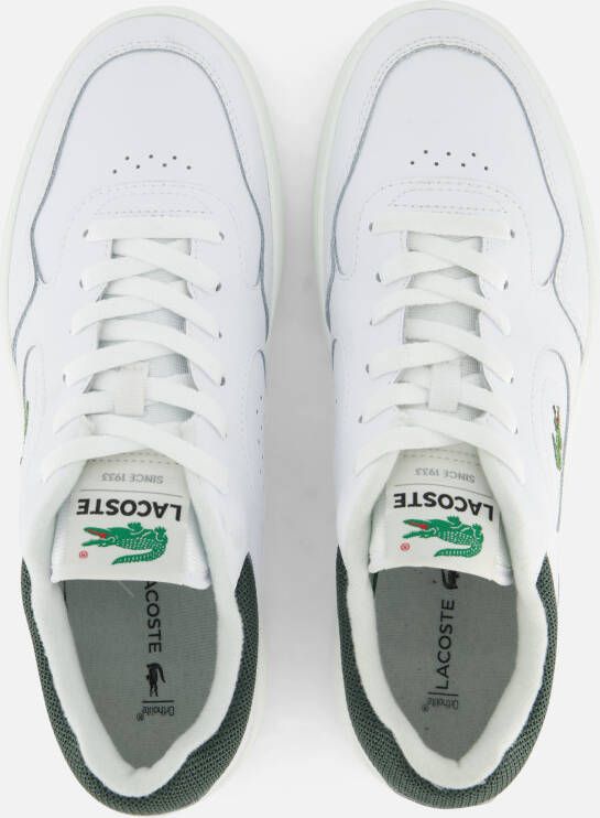 Lacoste Lineset Sneakers wit Imitatieleer