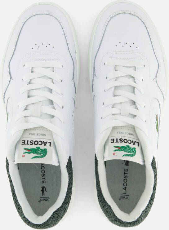 Lacoste Lineset Sneakers wit Imitatieleer