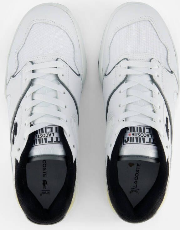 Lacoste Lineshot Sneakers wit Leer