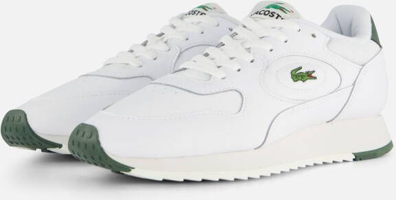 Lacoste Linetrack WT Sneakers wit Imitatieleer