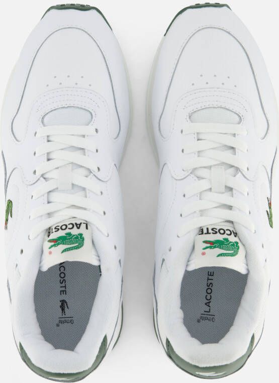 Lacoste Linetrack WT Sneakers wit Imitatieleer
