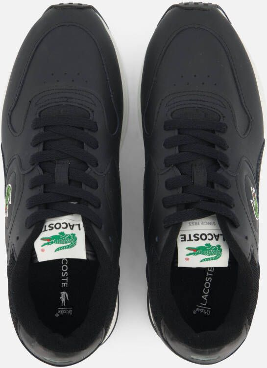 Lacoste Linetrack ZT Sneakers zwart Imitatieleer