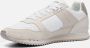 Lacoste Vintage-geïnspireerde Partner Piste Leren Sneakers Beige Heren - Thumbnail 9