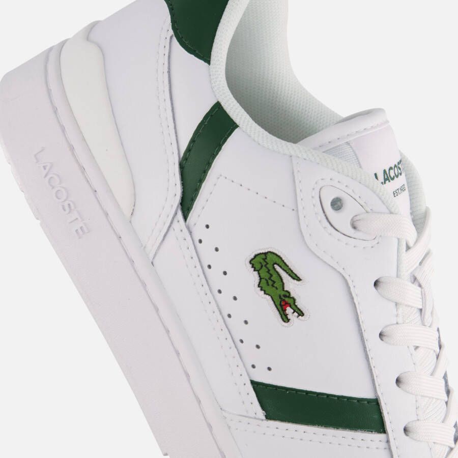 Lacoste T-Clip Sneakers wit Textiel